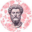 Marcus, Floral — Sticker
